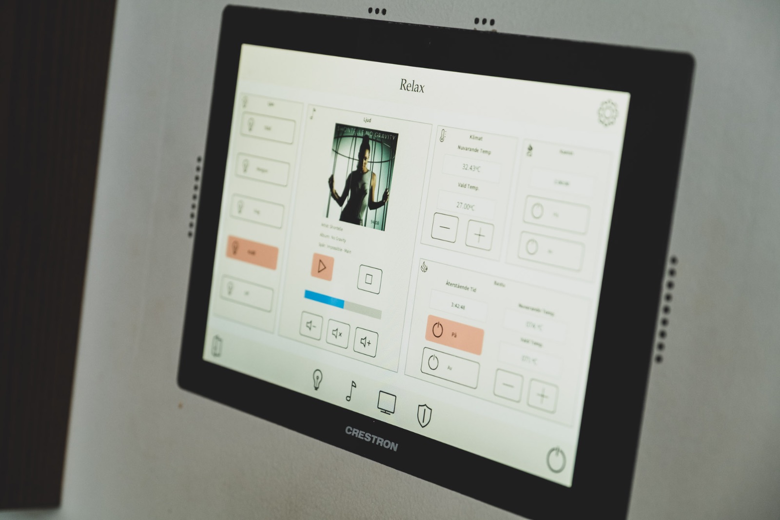 Smart styrpanel